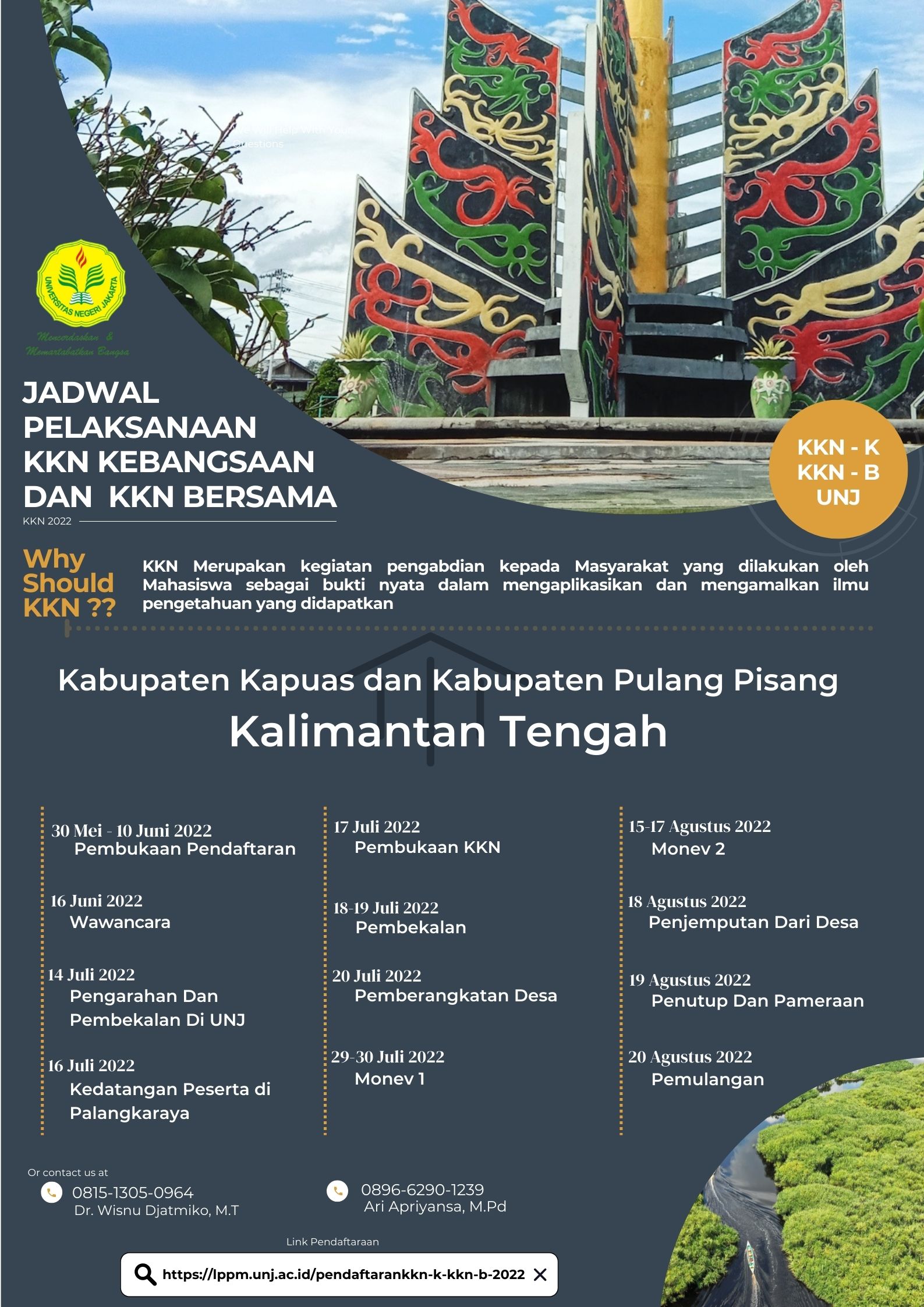 PENDAFTARAN KKN-K & KKN-B Tahun 2022 – LPPM