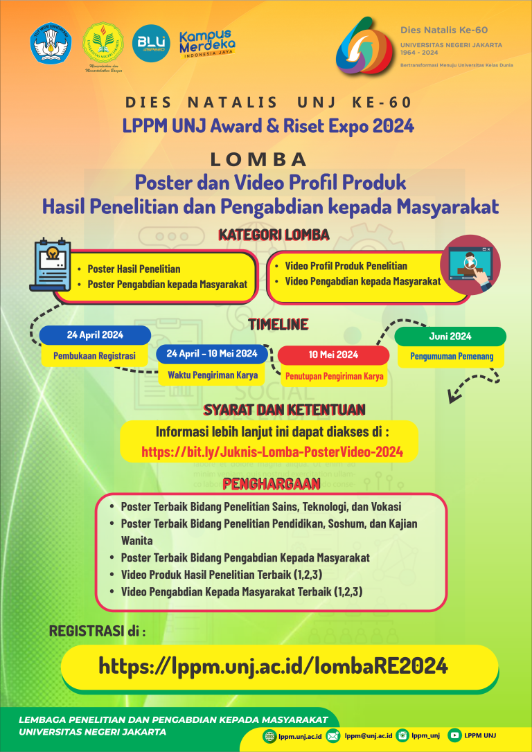 Lomba Poster Video Riset Expo 2024 – LPPM