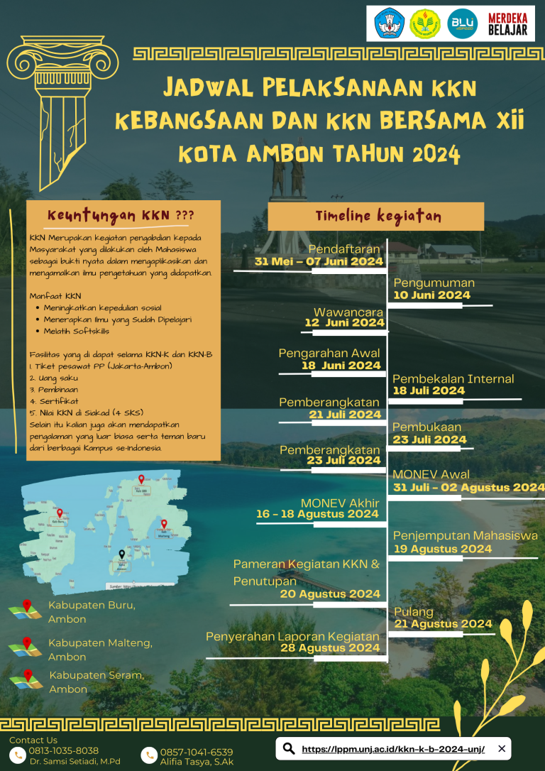 PENDAFTARAN KKN-K & KKN-B 2024 – LPPM